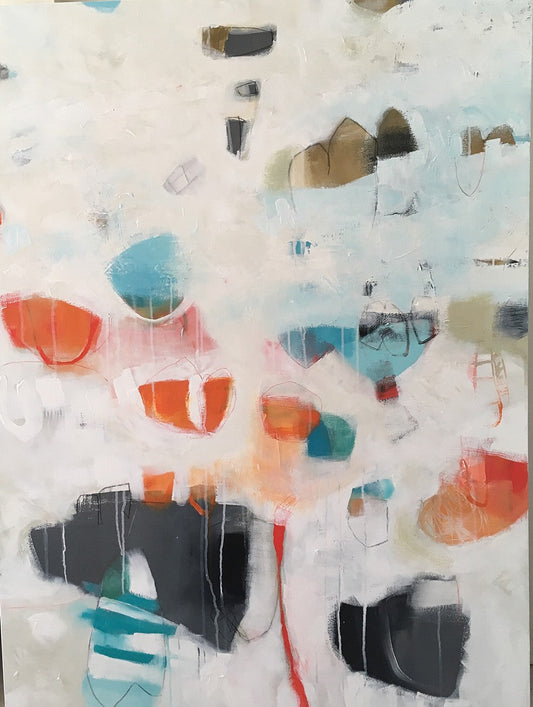 Snow falling on jellies by Vikki Drummond