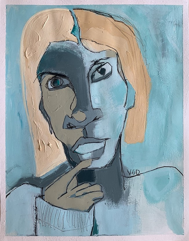 The thinker by Vikki Drummond