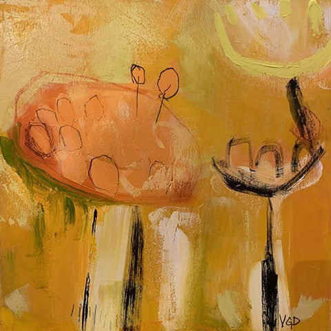 Poppies & Lemon I by Vikki Drummond